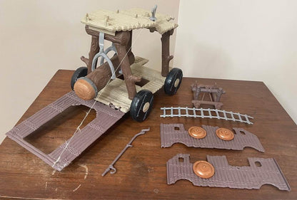'Robin Hood: Prince of Thieves' Sherwood Forrest Play Set w/ Battle Wagon; By KENNER, 1991