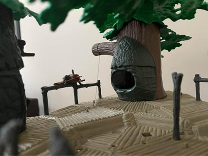 'Robin Hood: Prince of Thieves' Sherwood Forrest Play Set w/ Battle Wagon; By KENNER, 1991