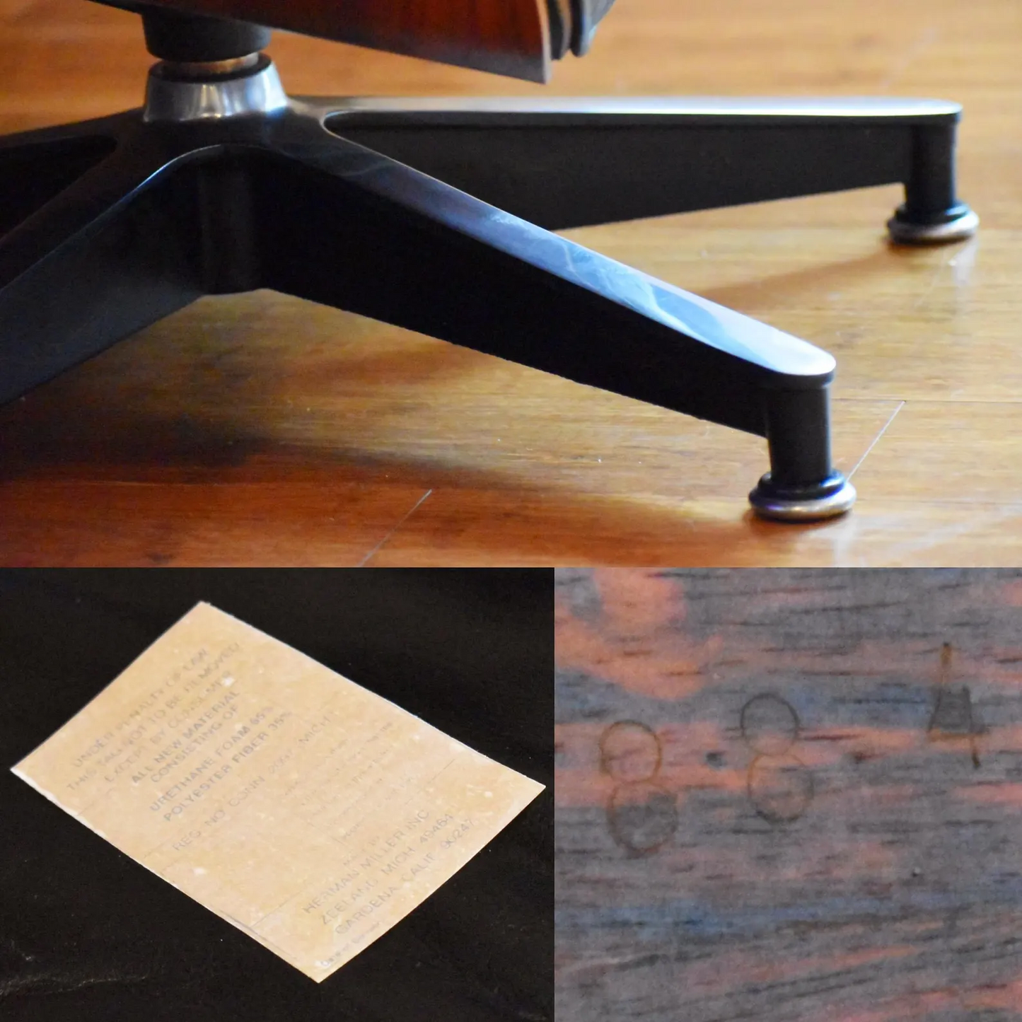 Eames Lounge Chair & Ottoman (670/671), for Herman Miller, 1970s - 3rd Gen