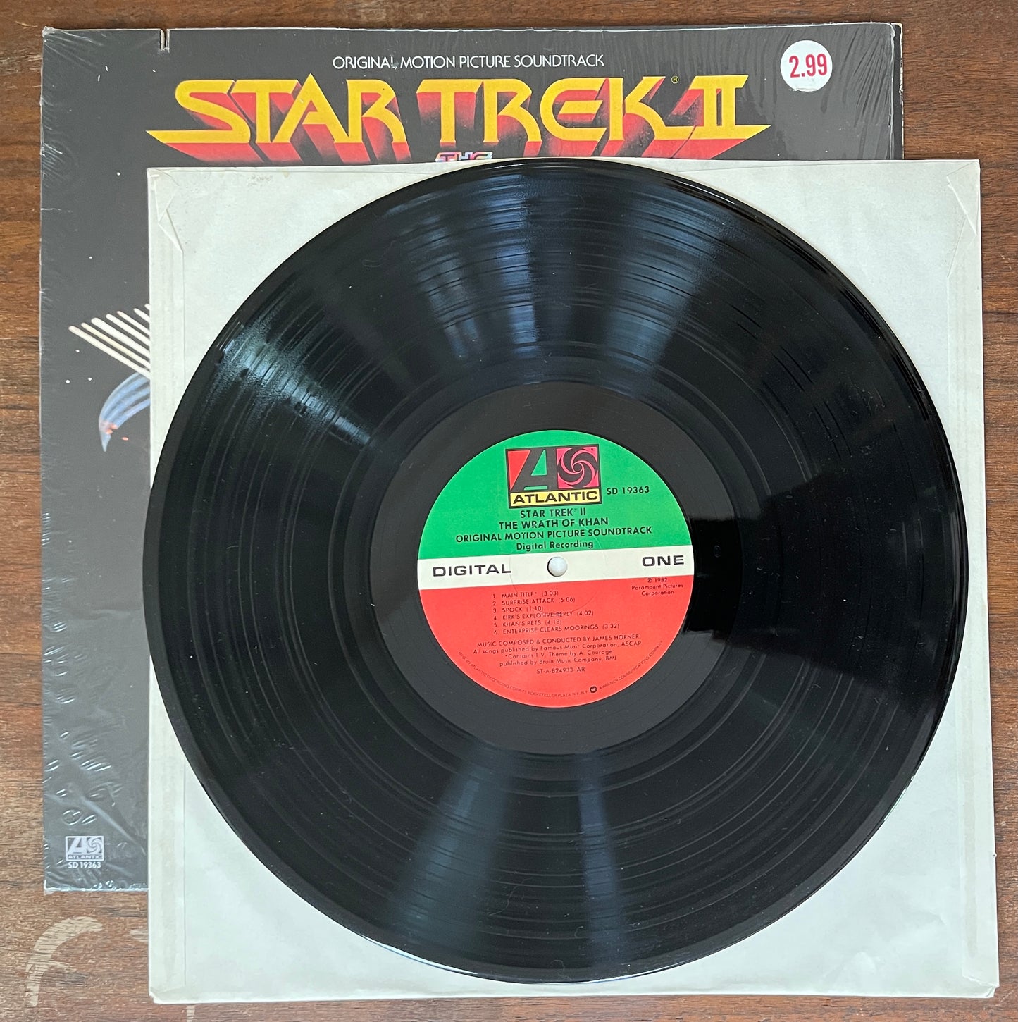 James Horner 'Star Trek 2: The Wrath of Khan' Vinyl, SD-19363