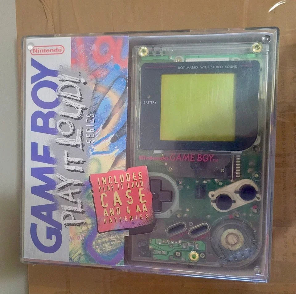 'Play It Loud' Edition Game Boy Console, In Box, 1995