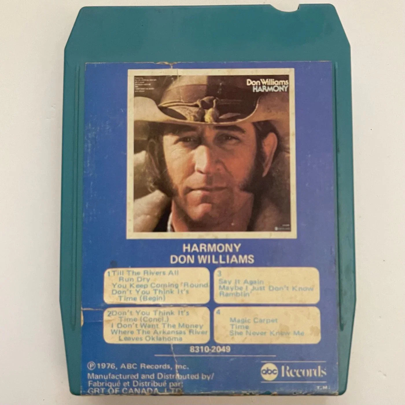 Don Williams ‘Harmony’ 8 Track, 9310-2049 - reJUNKshop