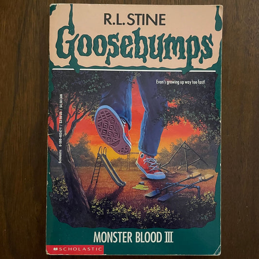 Goosebumps #29 ‘Monster Blood III'; R.L. Stine, 1995 - 1E1P - reJUNKshop